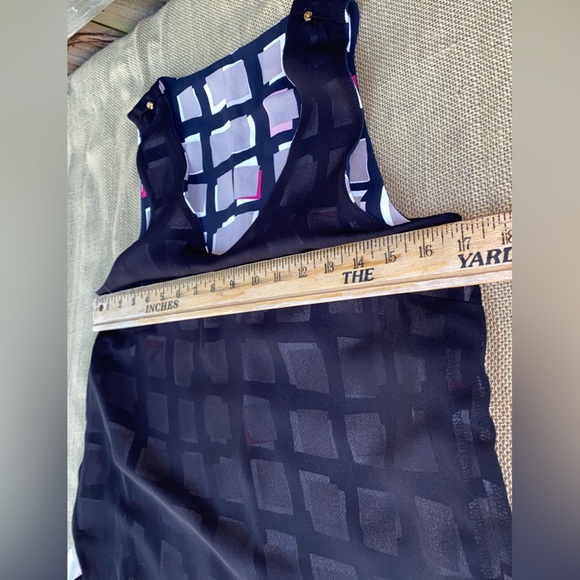 Kate Spade New York Top  Tan/ Black Women’s  Size 2 ( A 18 ) - Picture 8 of 17